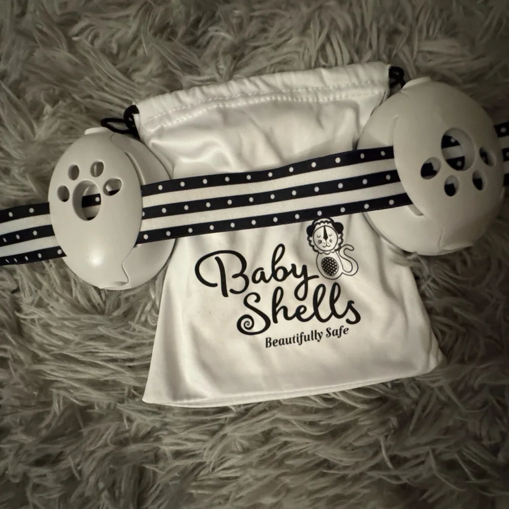 White and Black Kids ear safety muff Accessory